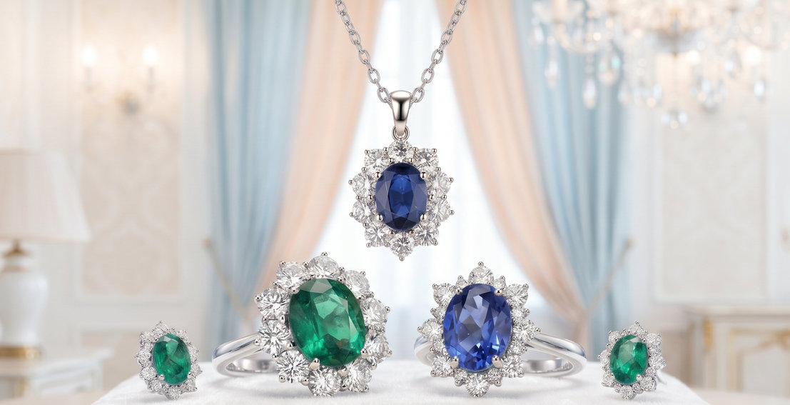 Princess - Safír blue light