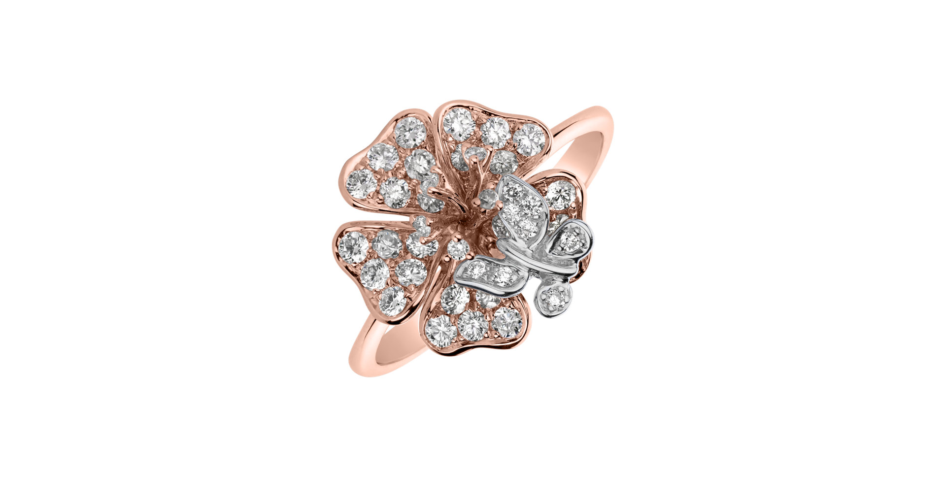 Prsten s diamanty Brilliant Flower