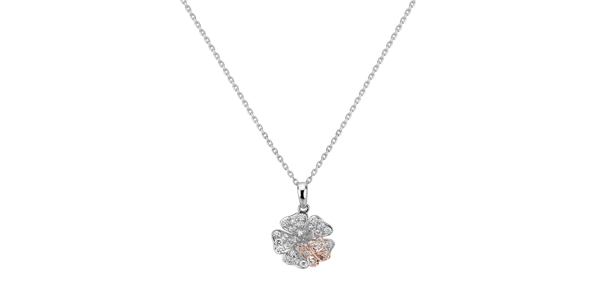 Přívěs s diamanty Flower Star