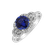 Prsten s tanzanitem a diamanty Cleopatra Touch3