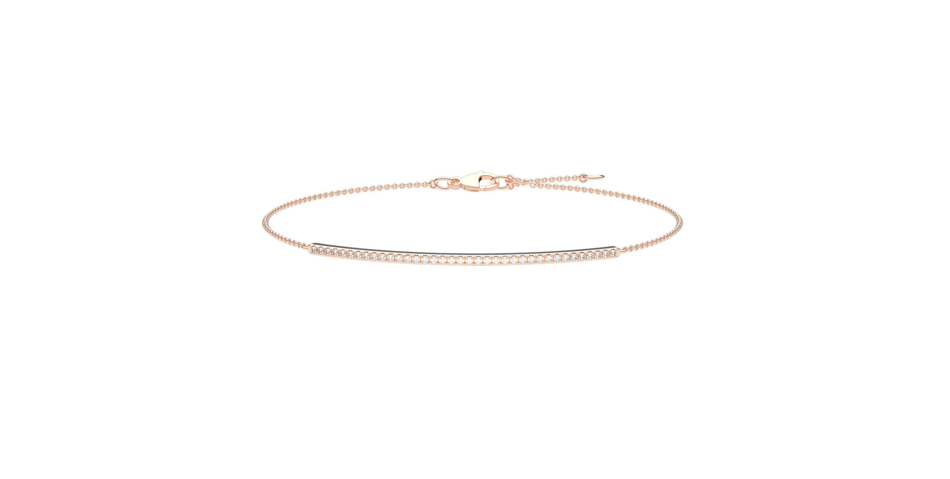 Náramek s diamanty Line