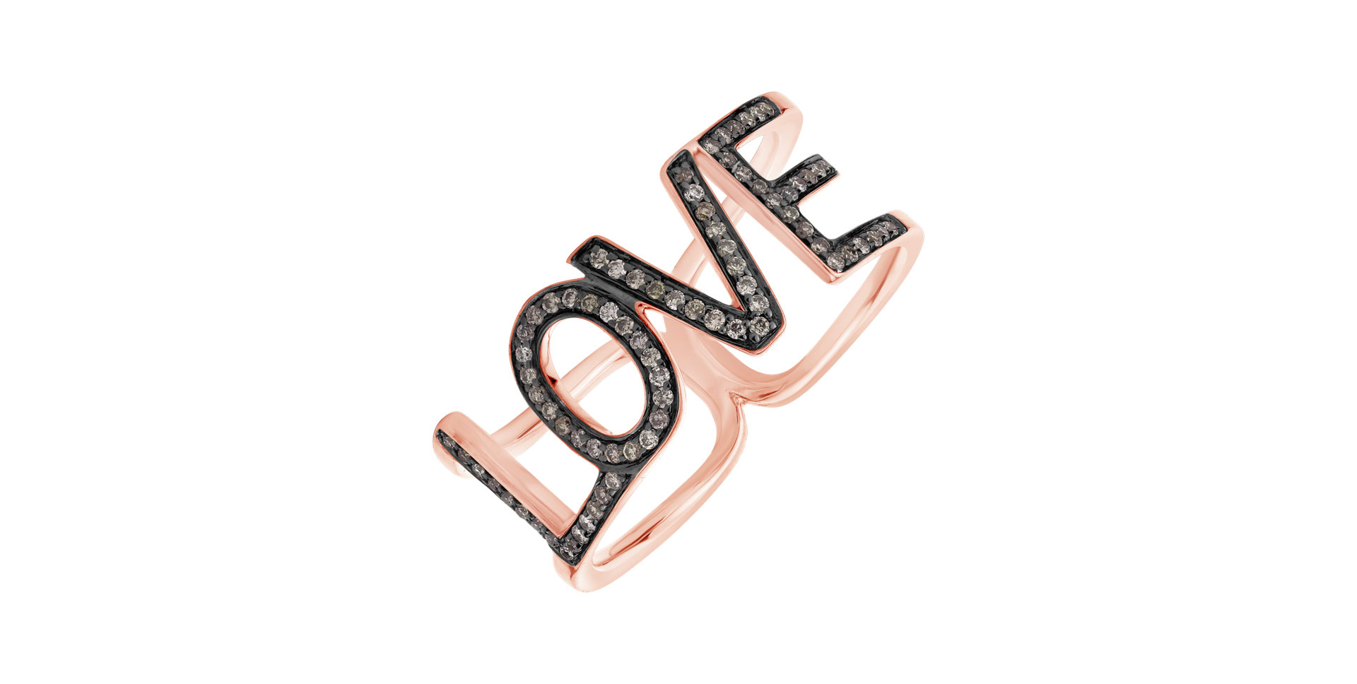 Prsten s diamanty Love