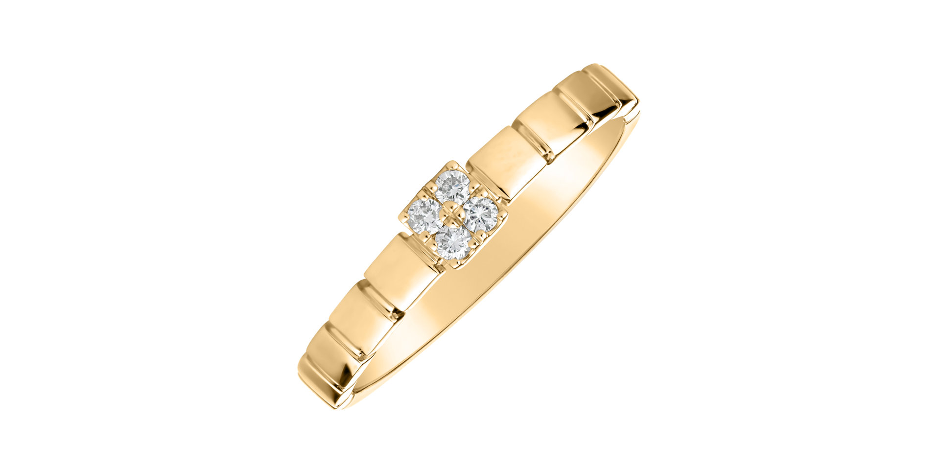 Prsten s diamanty Vivid Shine