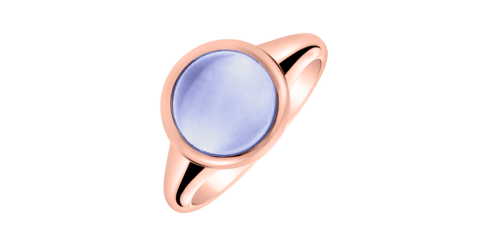 Prsten s chalcedonem blue Bonbon