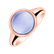 Prsten s chalcedonem blue Bonbon6