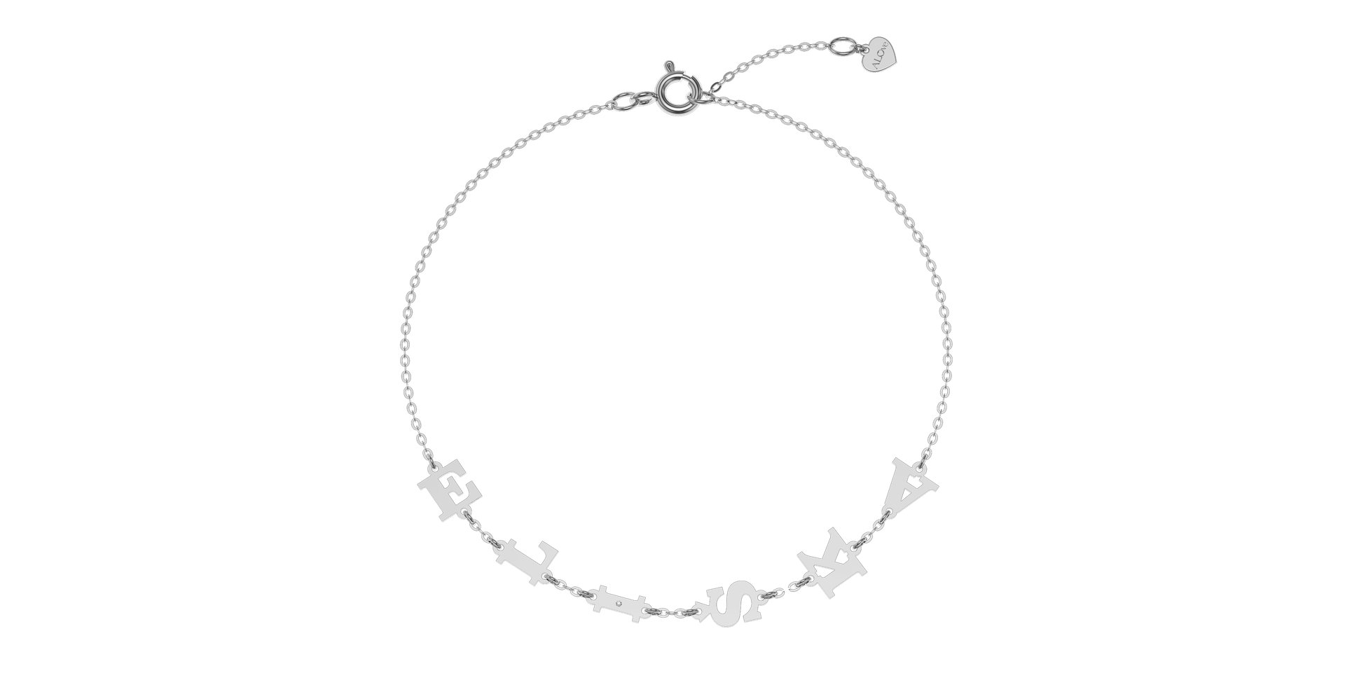 Náramek s diamantem Big Letters