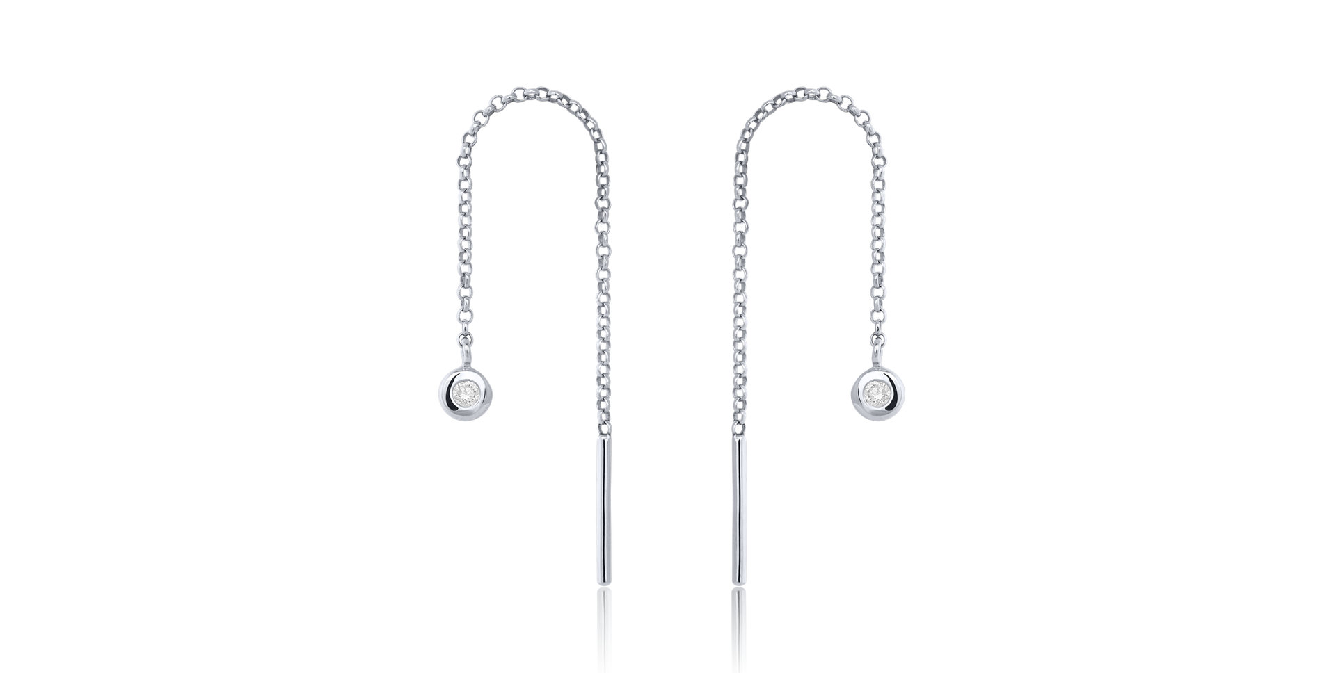 Náušnice s diamantem Amazing Heaven