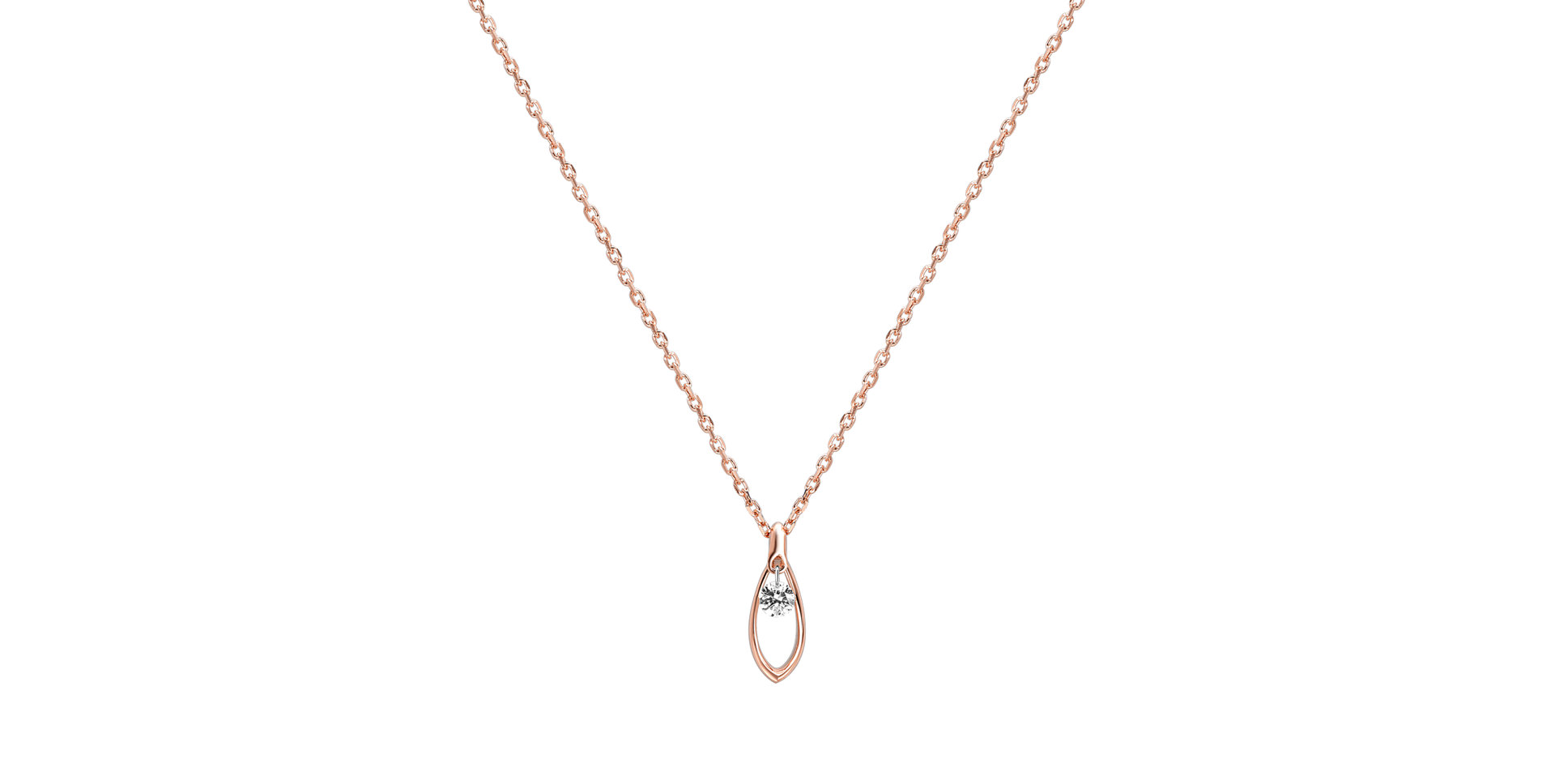 Náhrdelník s diamantem Muse Virtue