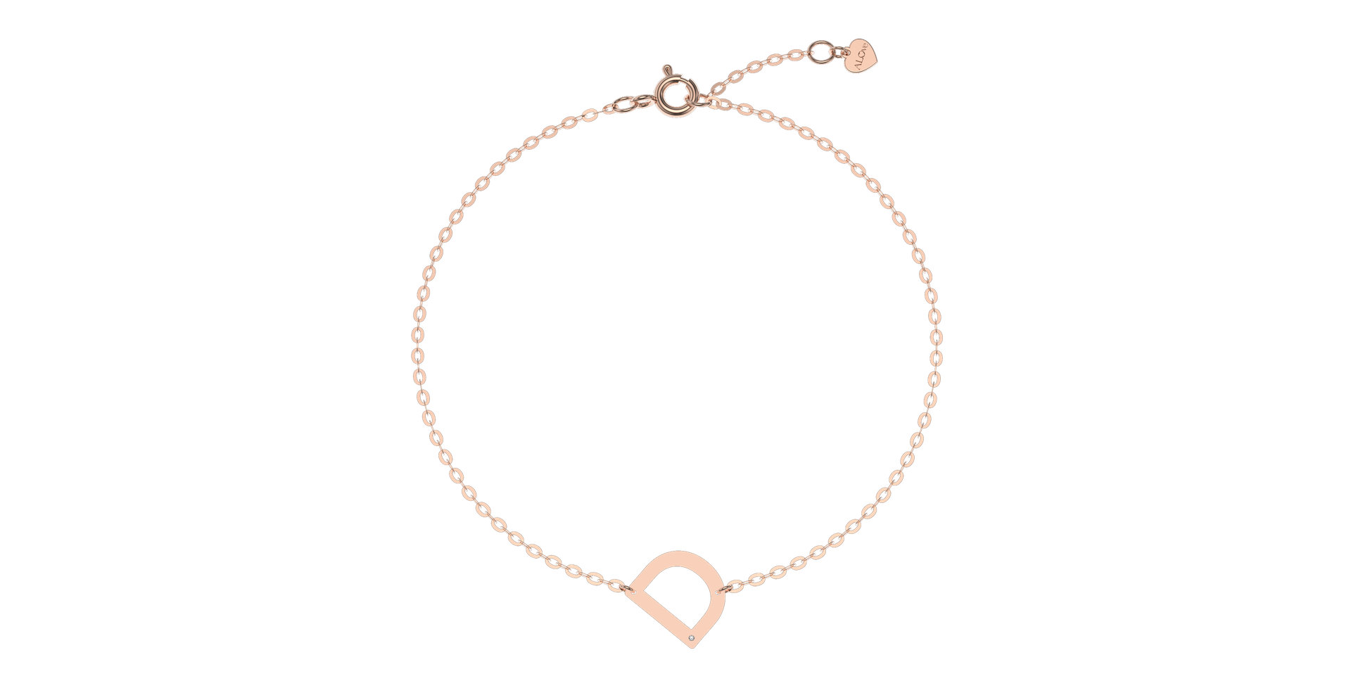 Náramek s diamantem Big Line D