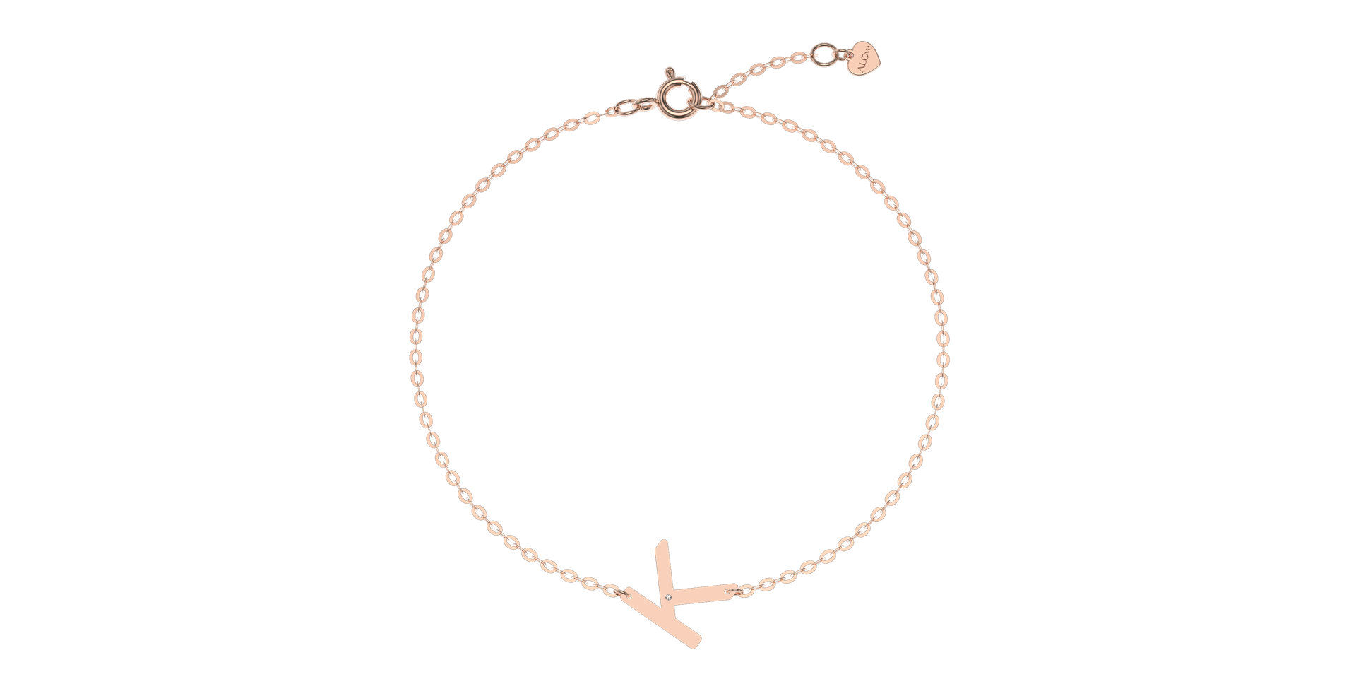 Náramek s diamantem Big Line K