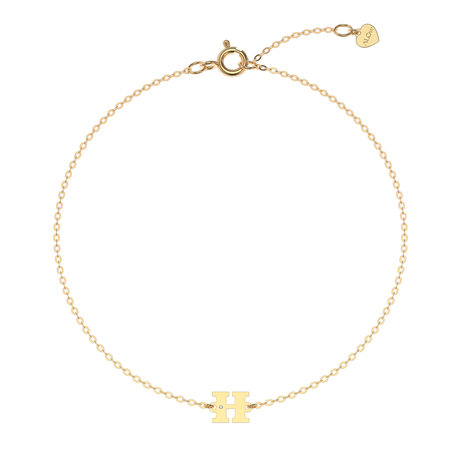 Náramek s diamantem Classic Big H