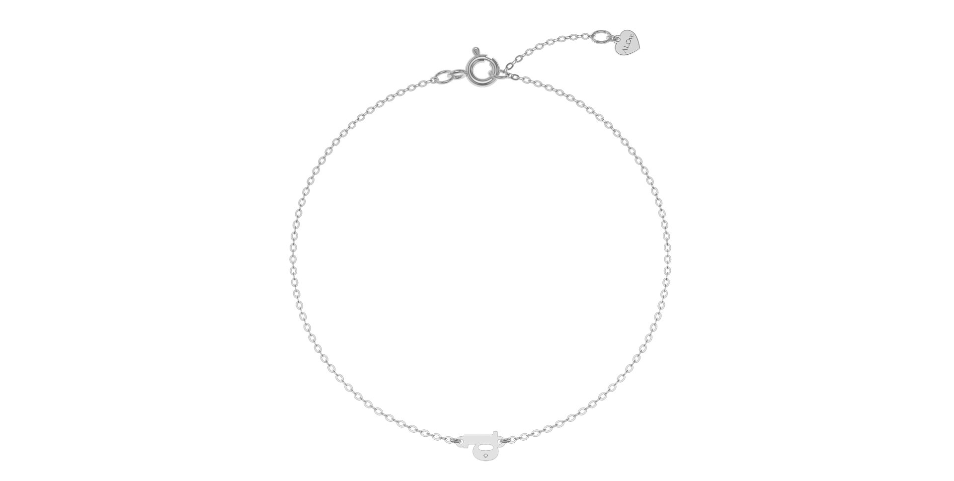 Náramek s diamantem Classic Little D