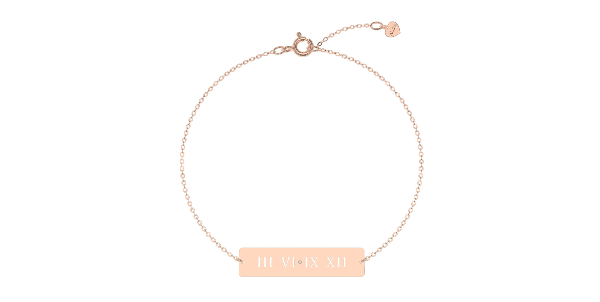 Náramek s diamantem Diamond Time