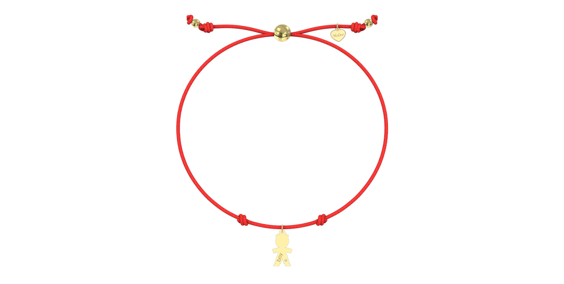 Náramek s diamantem Boy