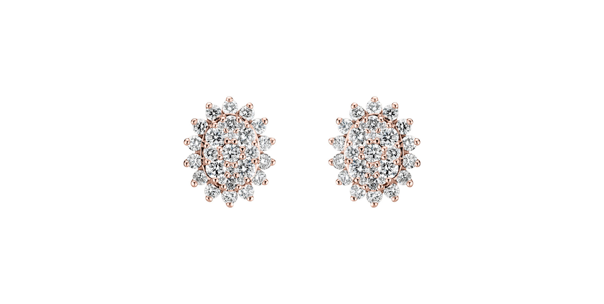 Náušnice s diamanty Midnight Star