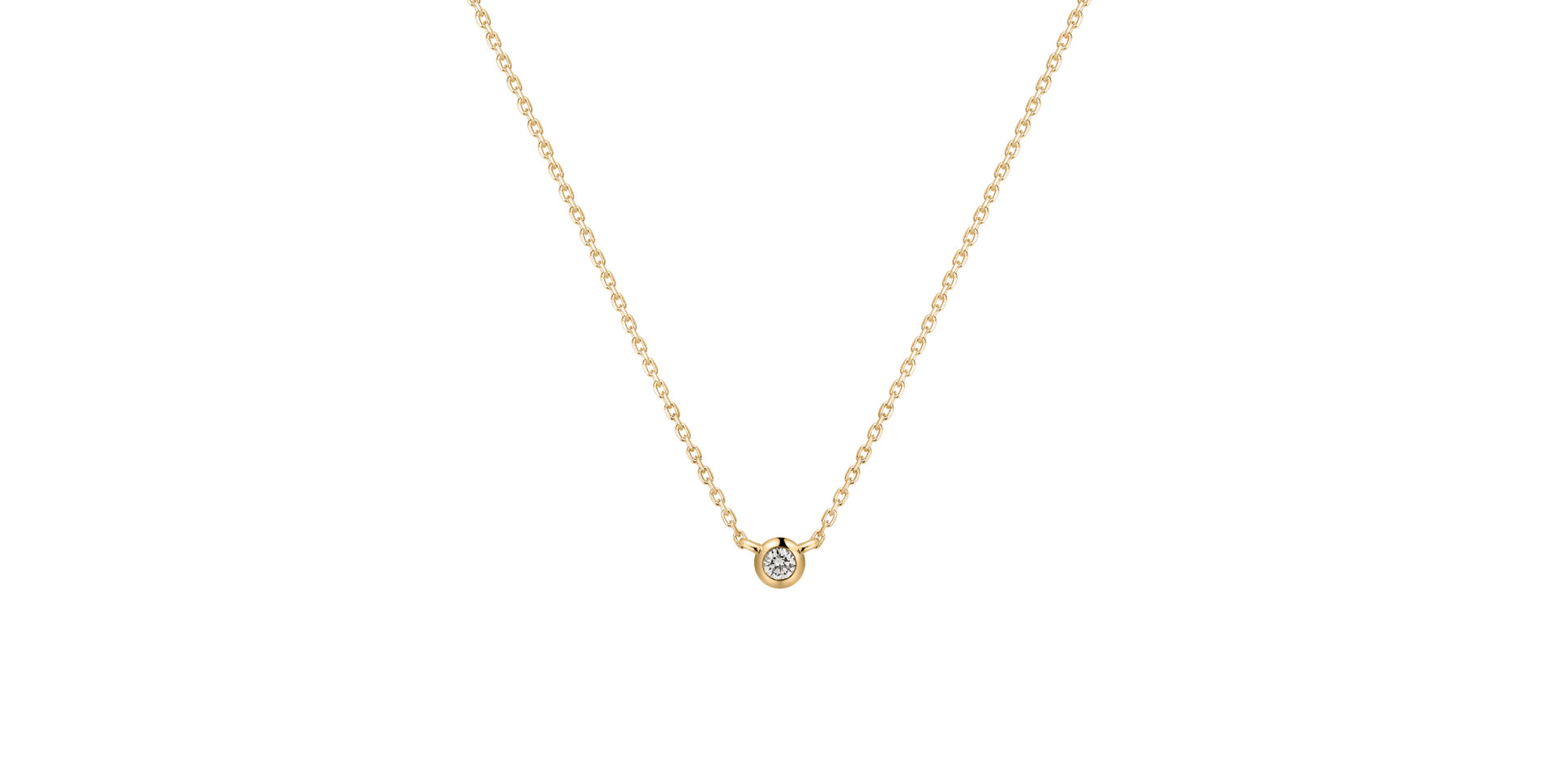 Náhrdelník s diamantem Sparkling Drop