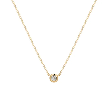 Náhrdelník s diamantem Sparkling Drop