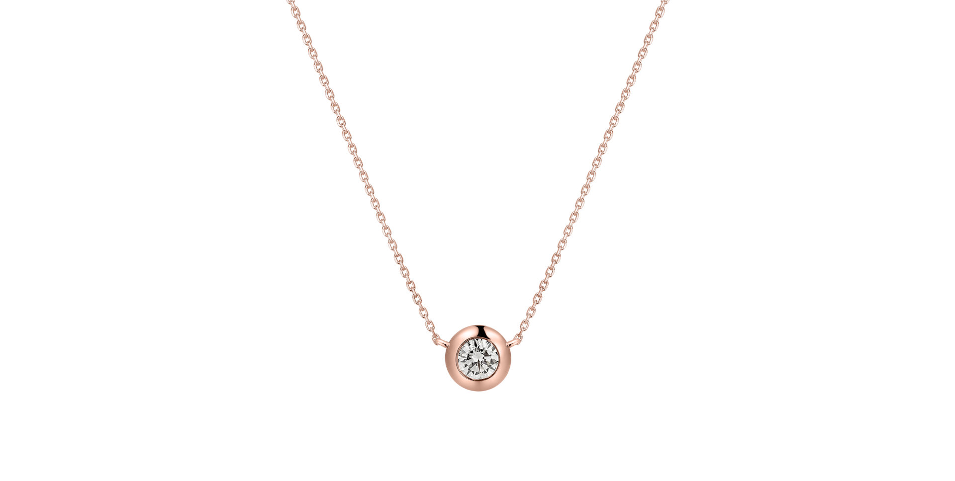 Náhrdelník s diamantem Sparkling Drop