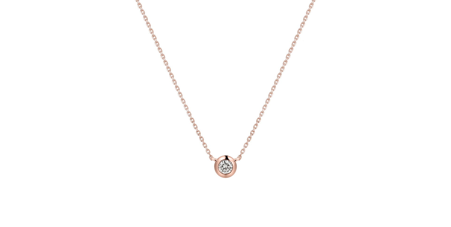 Náhrdelník s diamantem Sparkling Drop