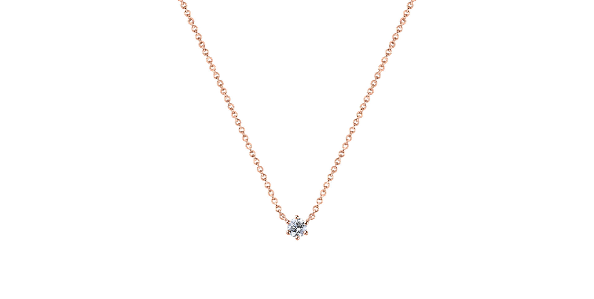 Náhrdelník s diamantem Essential Drop