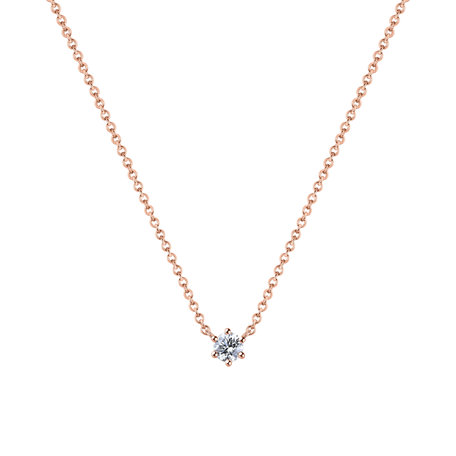 Náhrdelník s diamantem Essential Drop