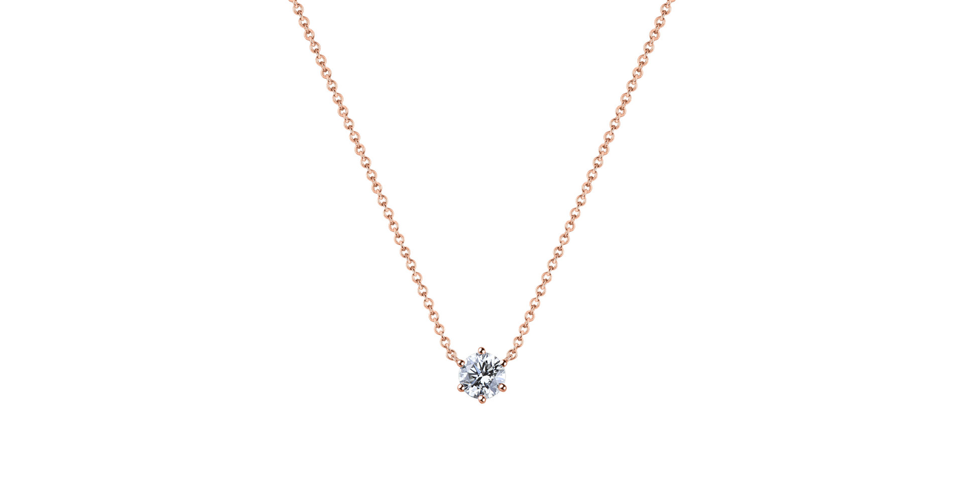 Náhrdelník s diamantem Essential Drop