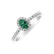 Prsten se smaragdem a diamanty Princess Desperation4