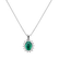 Náhrdelník se smaragdem a diamanty Princess Sparkle3