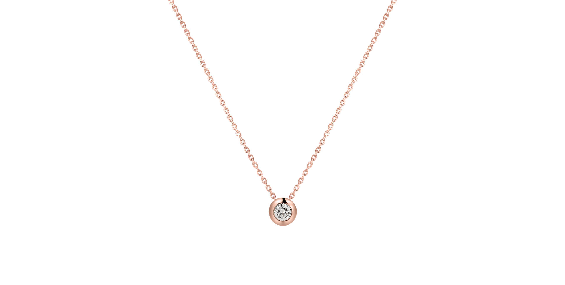 Náhrdelník s diamantem Secret Drop