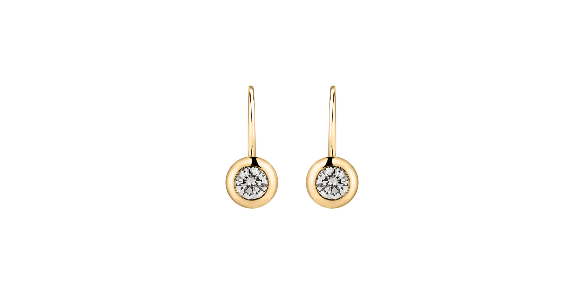 Náušnice s diamantem Sparkling Dots