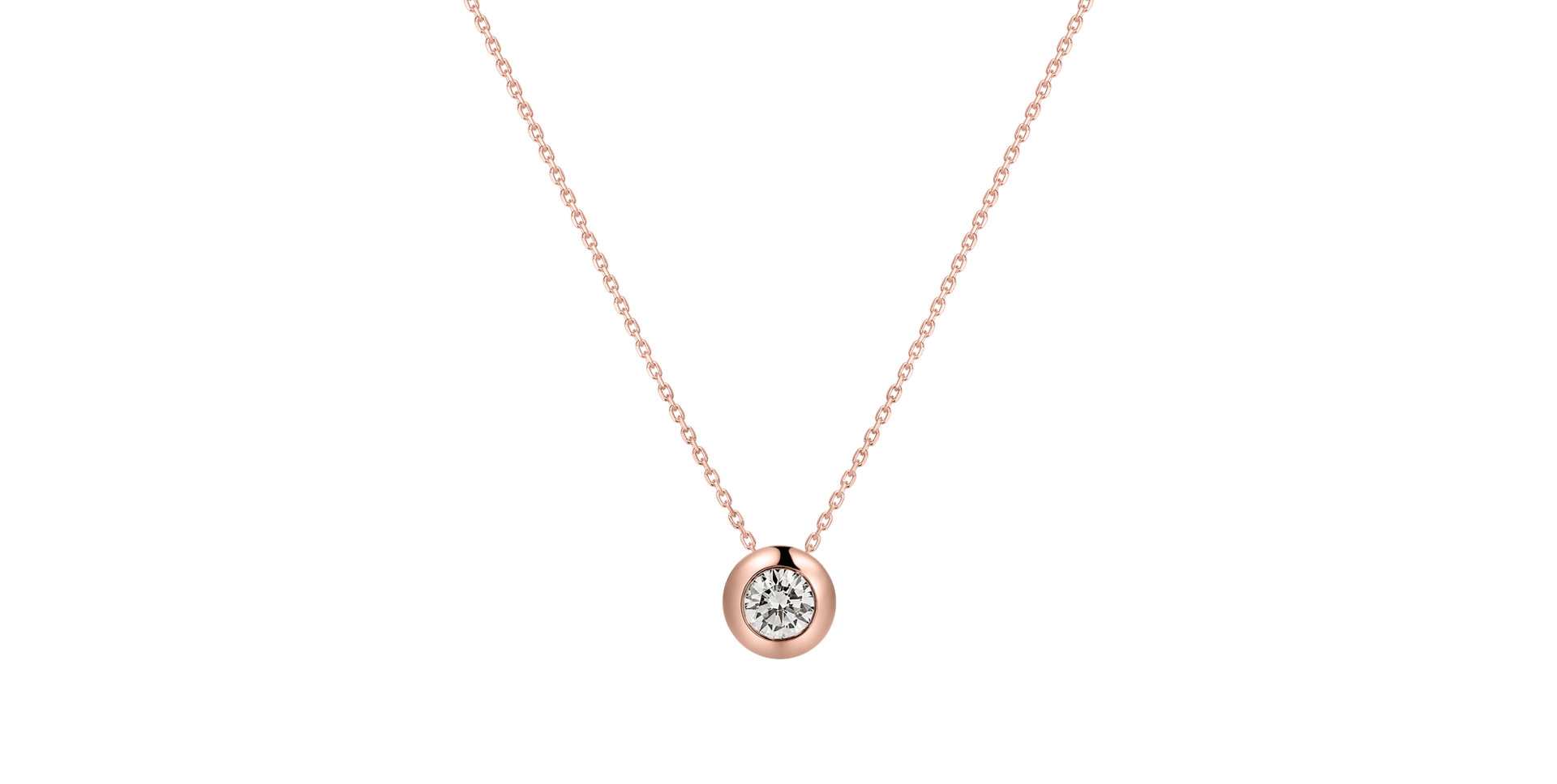 Náhrdelník s diamantem Secret Drop