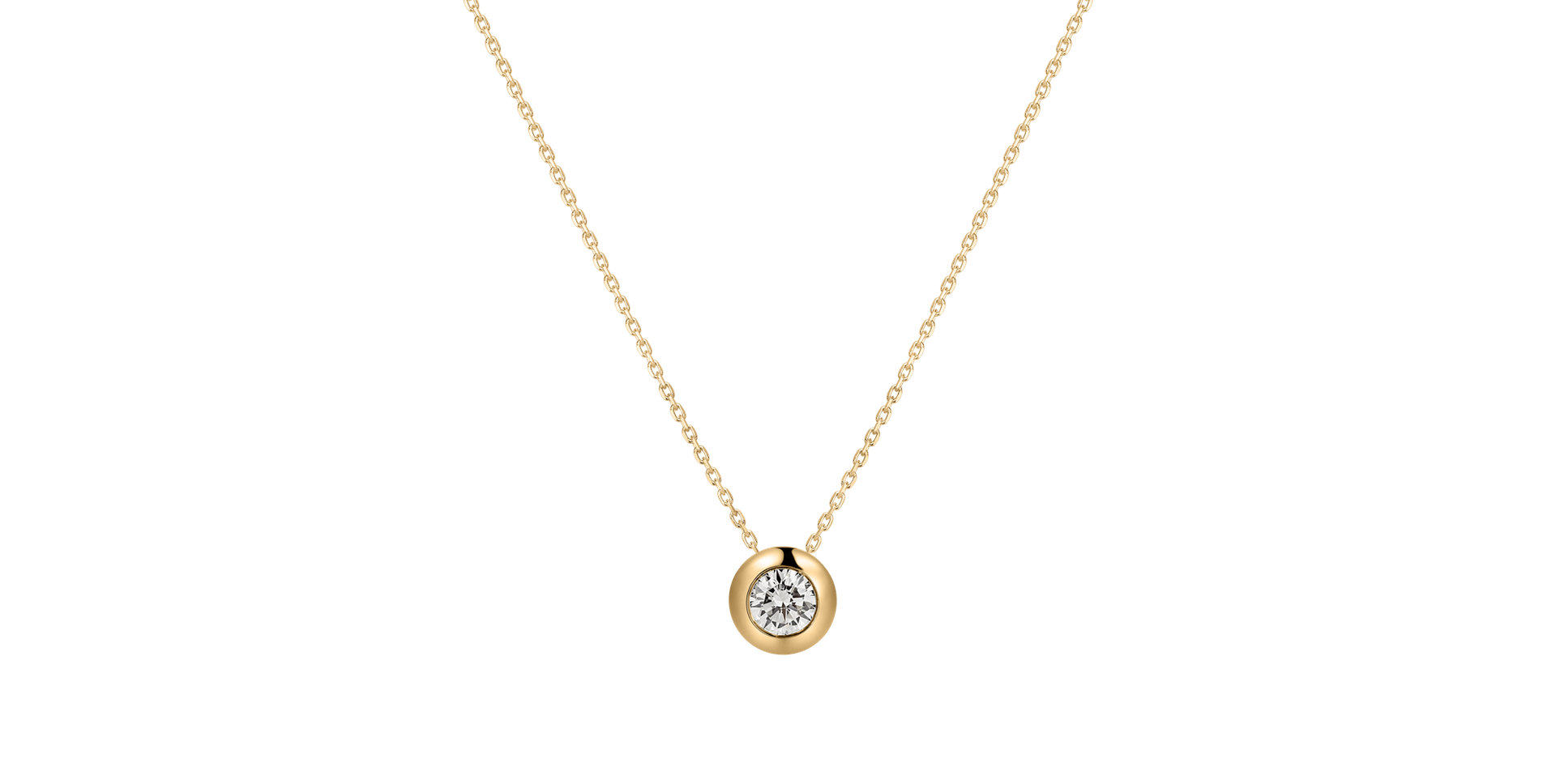Náhrdelník s diamantem Secret Drop