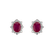 Náušnice s rubínem a diamanty Mary Magdalene5