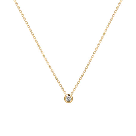 Náhrdelník s diamantem Sparkling Dots