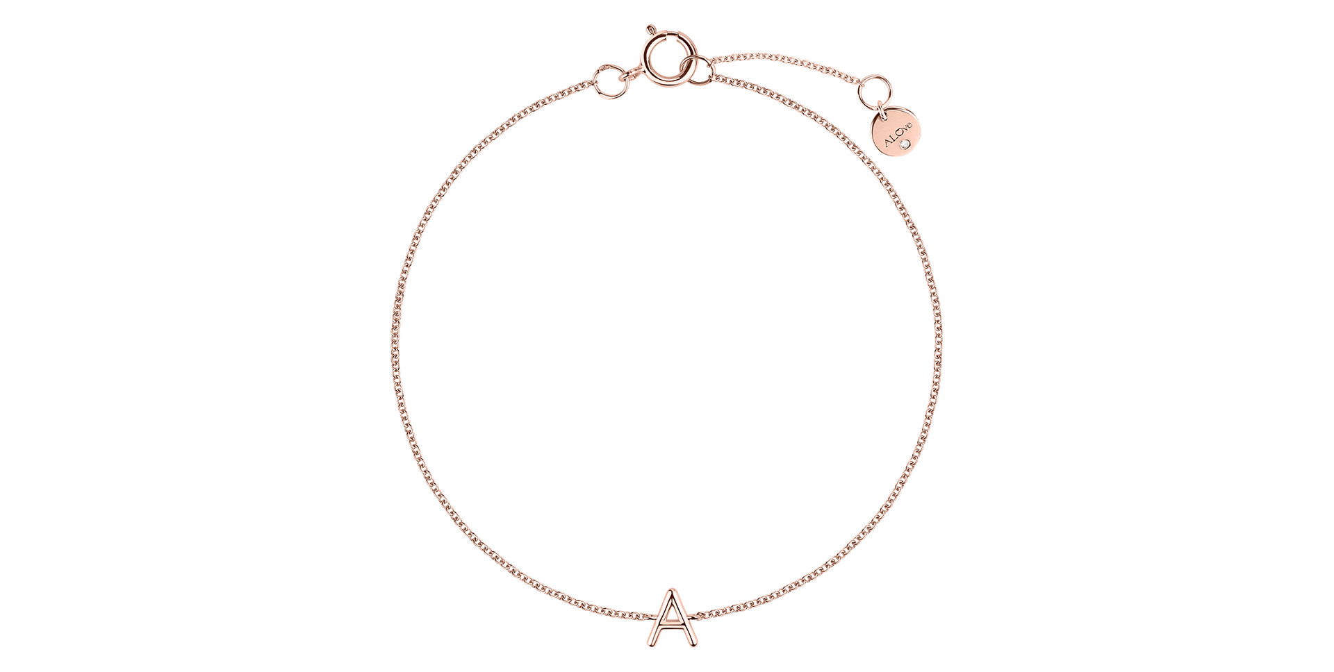 Náramek s diamantem Round Line A