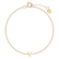 Náramek s diamantem Round Line V6