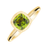 Prsten s peridotem Space Bonbon7