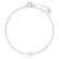Náramek s diamantem Round Line K6