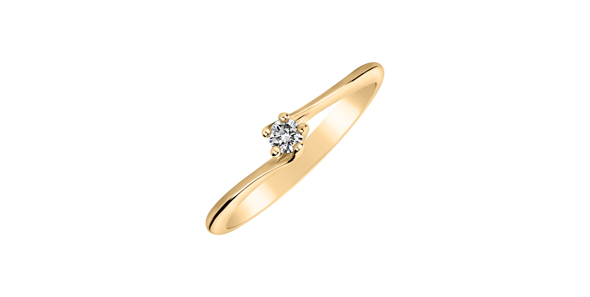 Prsten s diamantem Vivid Love