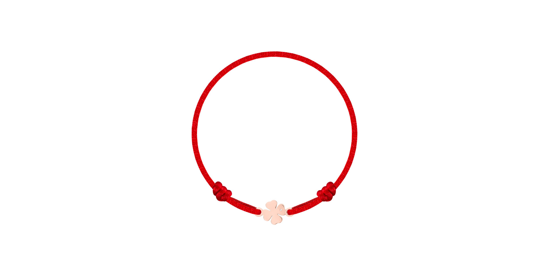 Dětský diamantový náramek se šňůrkou Lucky