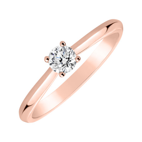 Prsten s diamantem Forever Love