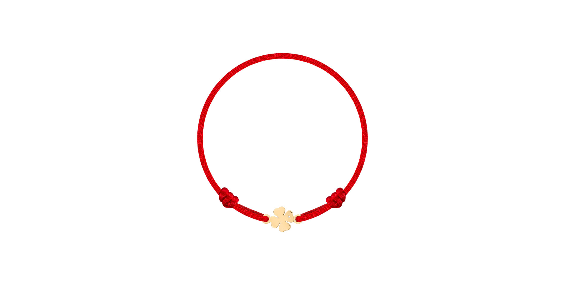 Dětský diamantový náramek se šňůrkou Get Lucky