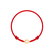 Dětský diamantový náramek se šňůrkou Heart Circle3