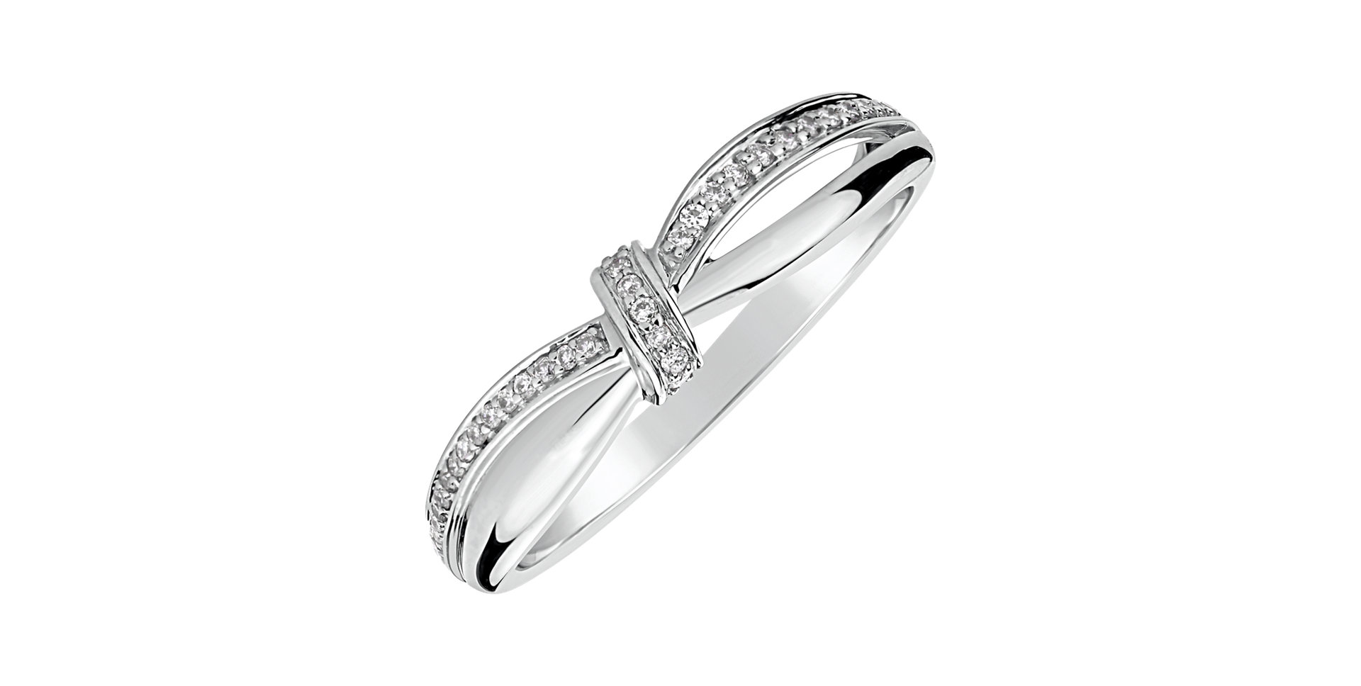 Prsten s diamanty Essential Ribbon