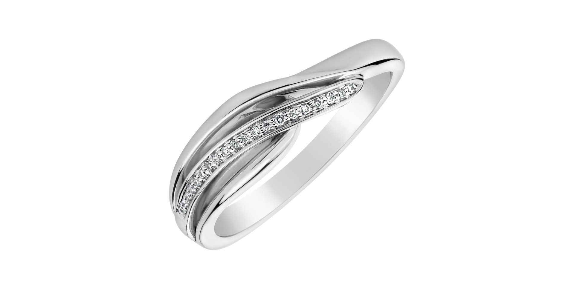 Prsten s diamanty Elegant Line