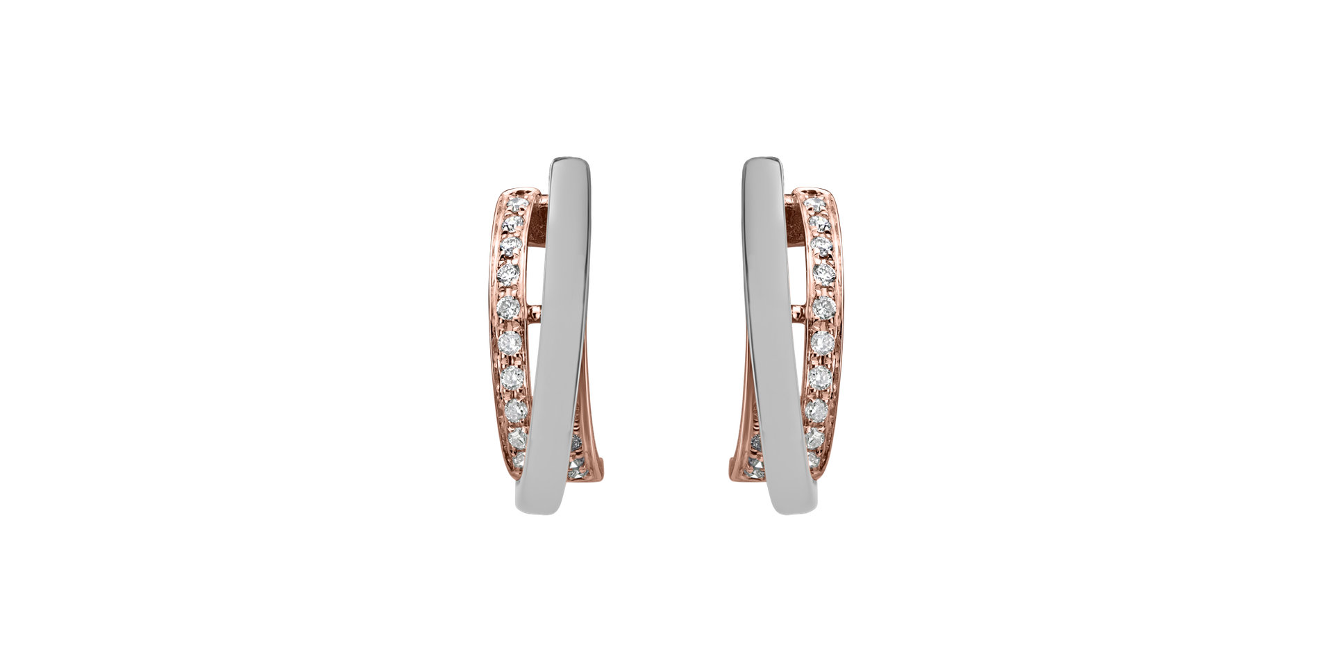 Náušnice s diamanty Dream Wings