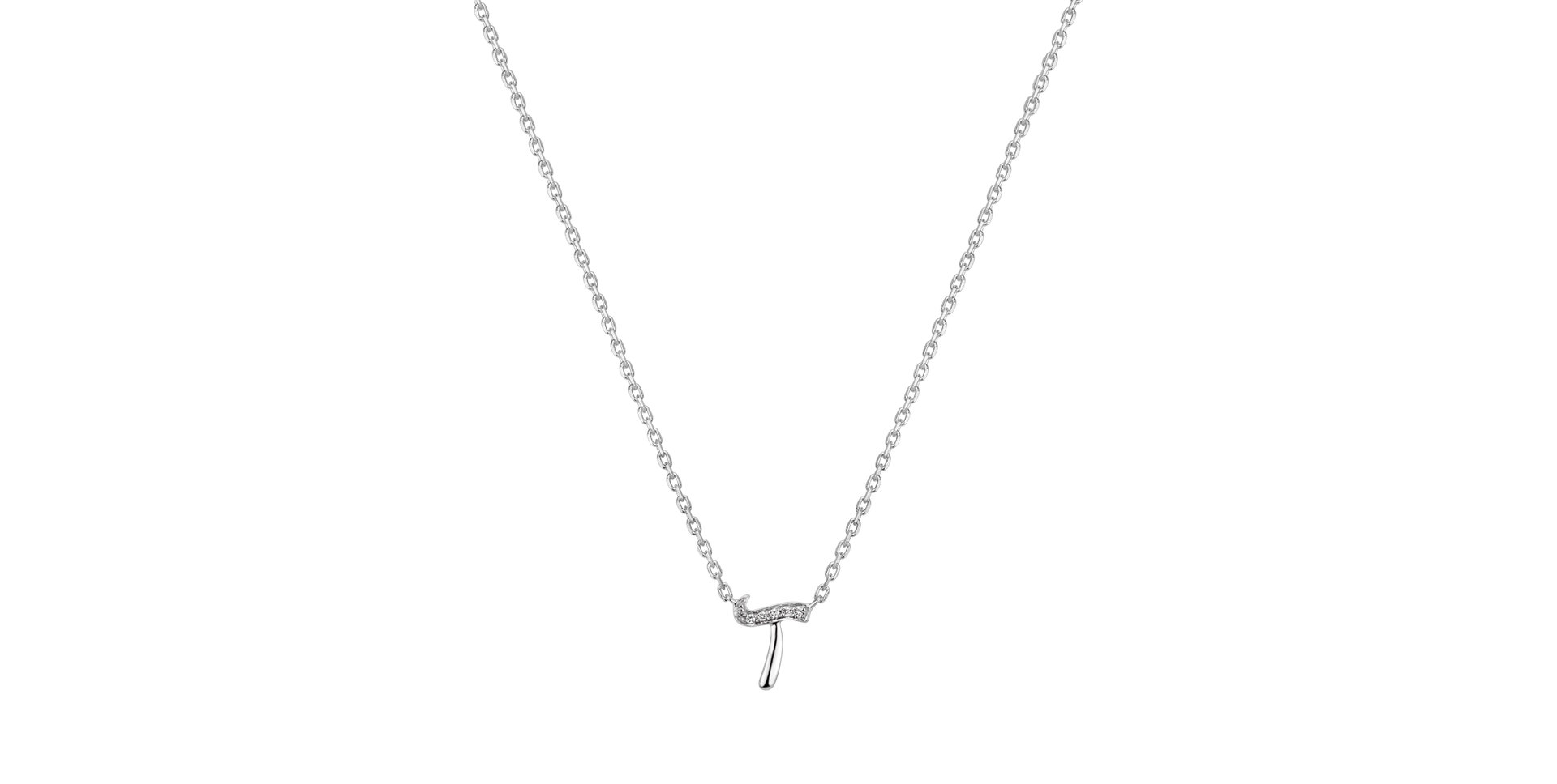 Náhrdelník s diamanty Curly DiamondsT