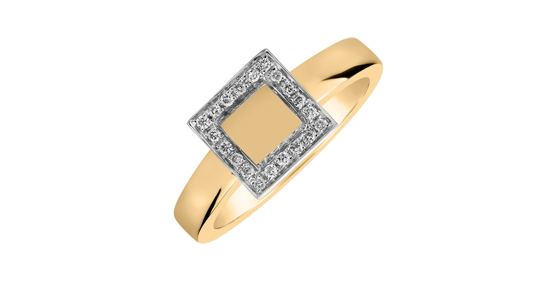 Prsten s diamanty Sun Space