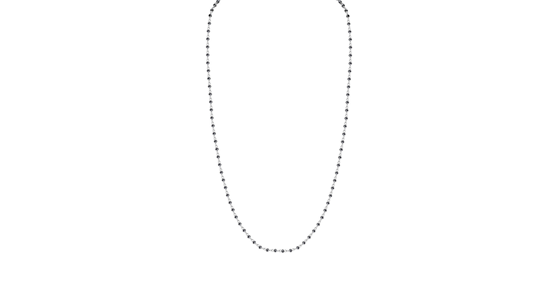 Náhrdelník s černými diamanty Dark Melody