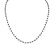 Náhrdelník s černými diamanty Dark Melody3